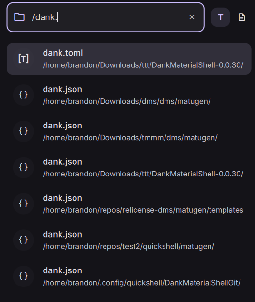 Launcher File Search