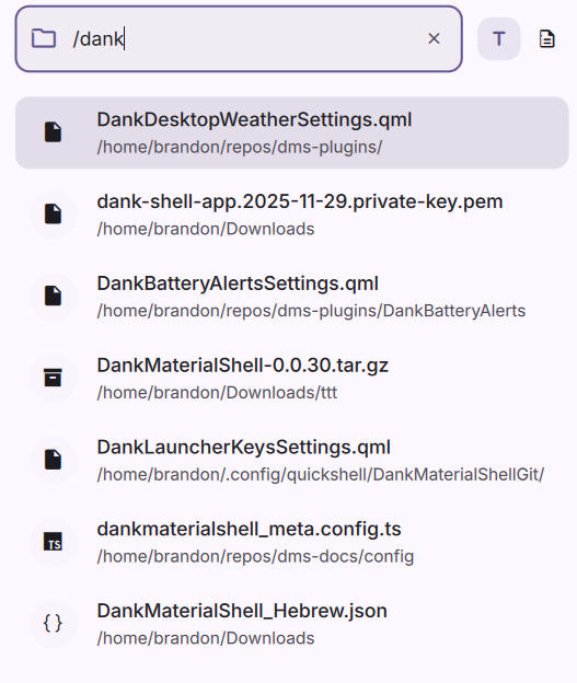 Launcher File Search