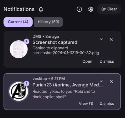 Notification Center